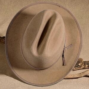 Light brown ranch style fedora